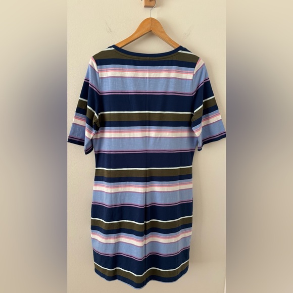 Tommy Bahama Shoreside Stripe T-shirt Dress NWOT Size L - Picture 4 of 9